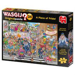 WASGIJ ORIGINAL NO 34 JAUNE CASSE-TÊTE 1000 PIÈCES - LA PARADE DE LA FIERTÉ