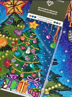 JACAROU - MON BEAU SAPIN 40CM X 50CM - DIAMOND DOTZ