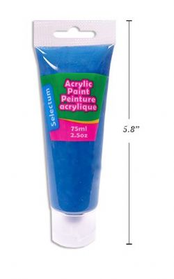 PEINTURE ACRYLIQUE BLEU CIEL EN TUBE FORMAT 75ML