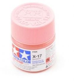 PEINTURE TAMIYA - X-17 ROSE ACRYLIQUE BRILLANT 10ML