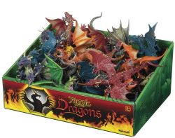 FIGURINES DE DRAGON EN PLASTIQUE ASST