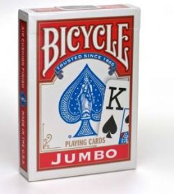 BICYCLE - CARTES À JOUER JUMBO INDEX ASST