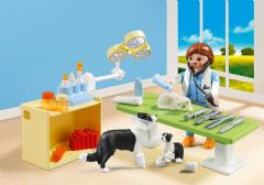 PLAYMOBIL CITY LIFE - VALISETTE TRANSPORTABLE DE VÉTÉRINAIRE #5653