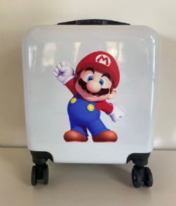 VALISE DELUXE MARIO BROS BLANCHE AVEC SERRURE 18