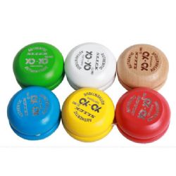 Qiilu Yoyo En Bois Uni 4 Pièces Yoyo En Bois Petite Taille Portable Premium Durable Bois Non