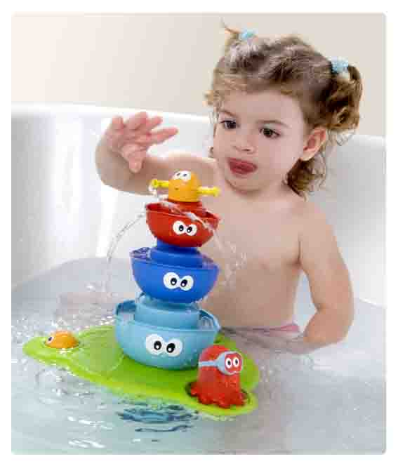 Jouets de bain bébé la fontaine magique de Yookidoo sur allobébé