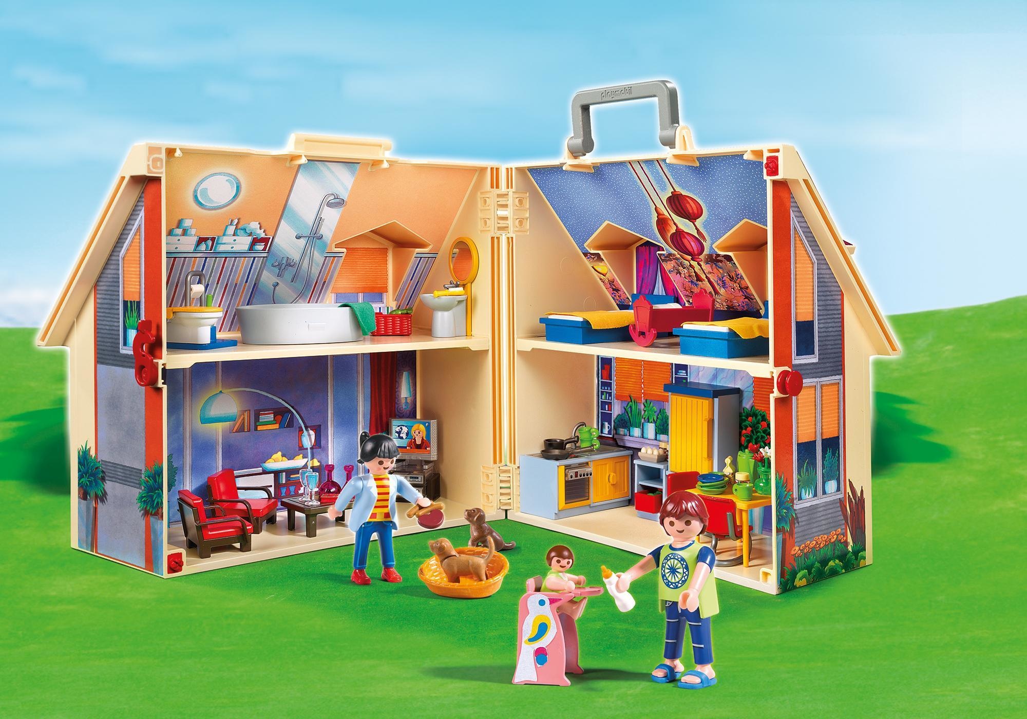Maison playmobil promo transportable