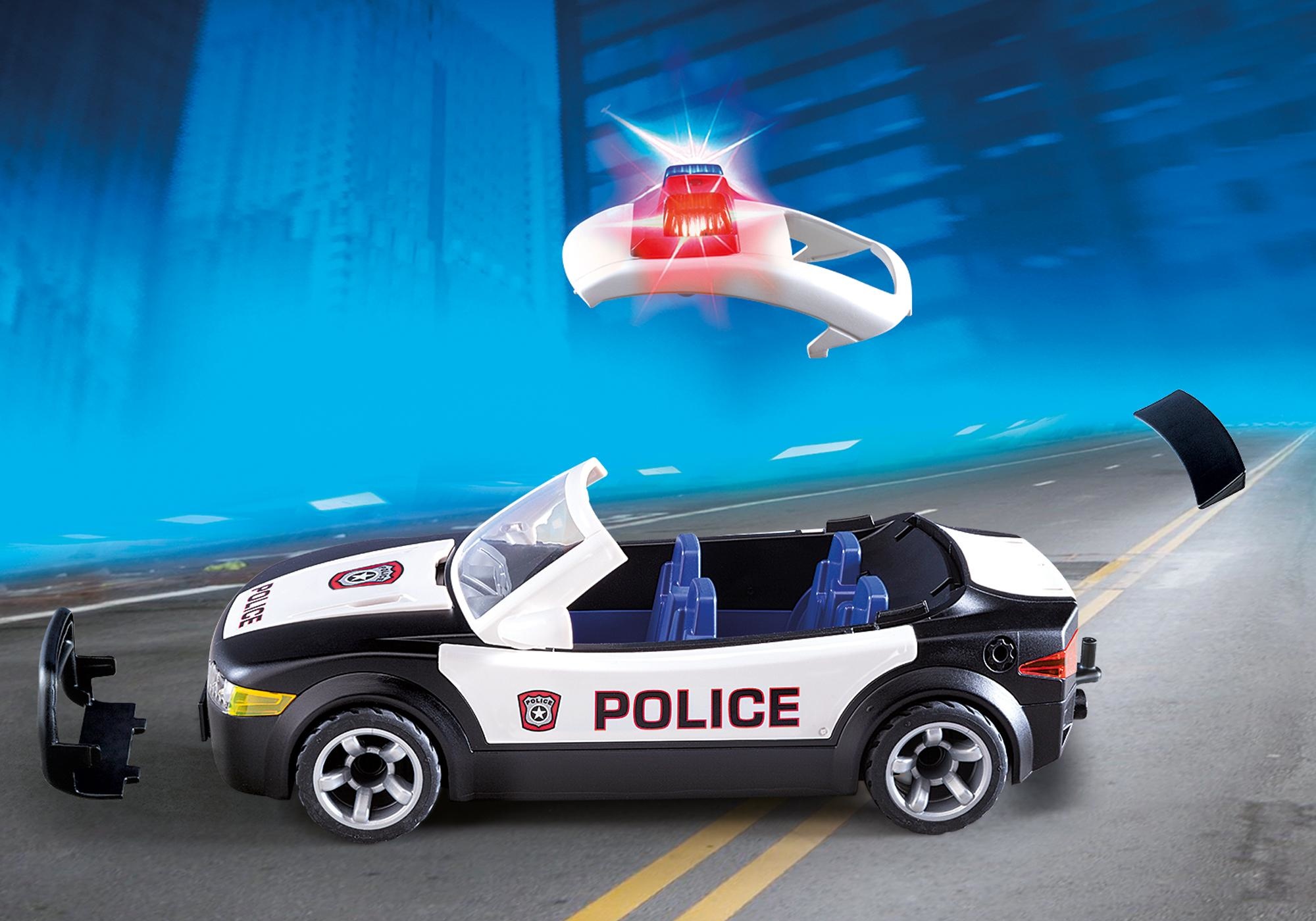 Figurines et accessoires : PLAYMOBIL CITY ACTION - 5673: VOITURE DE POLICE