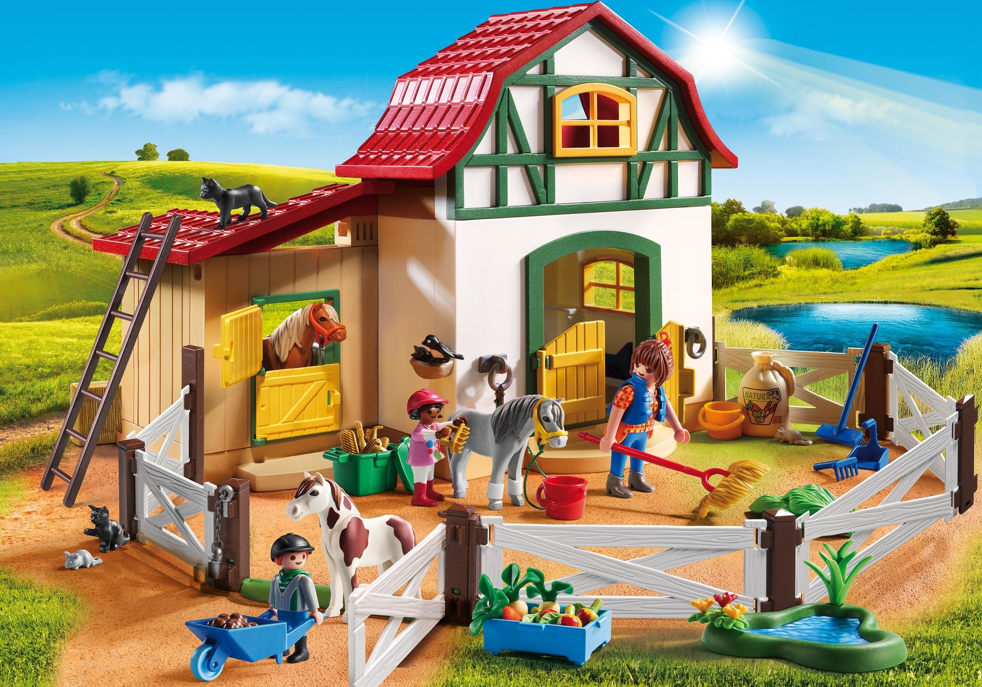 Set de jeu Playmobil Country Vétérinaire avec enfant et poney